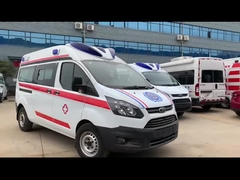 Diesel High Roof First Aid Ambulance For Emergency Rescuing Monitoring