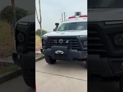 Howo Fire Fighting Light Rescue Fire Truck 228KW 4x2 With 5 Ton Crane