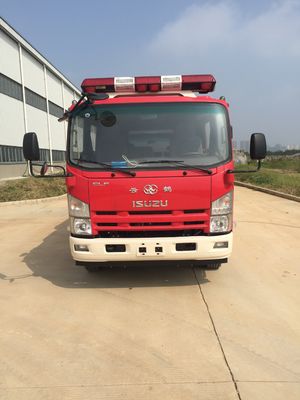 ISUZU Foam Fire Truck ISO9001 Certification For Complex Terrain Roads