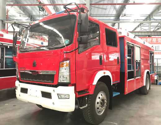 High Mobility HOWO 4 TON FOAM FIRE TRUCK For Urban Area