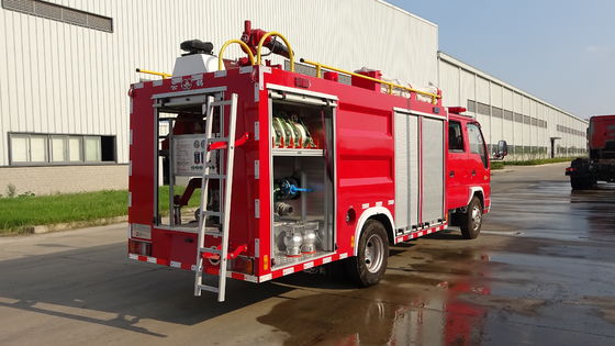 ISUZU Fire And Rescue Vehicles Foam Powder Combination For Emergency Fire Fighting
