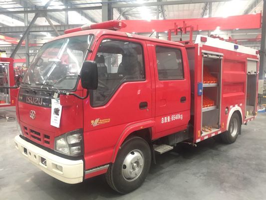 Mini ISUZU Rapid Rescue Fire Engine For Forest Fire Fighting