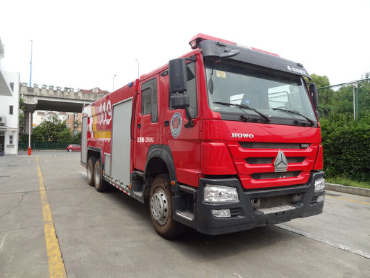 Heavy Duty 276KW Foam Fire Engine Truck 17 Ton 6X4 Multifunctional