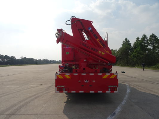 ISUZU 177kw 4X2 Fire Safety Truck Vehicle High Capacity With 5 Ton Crane