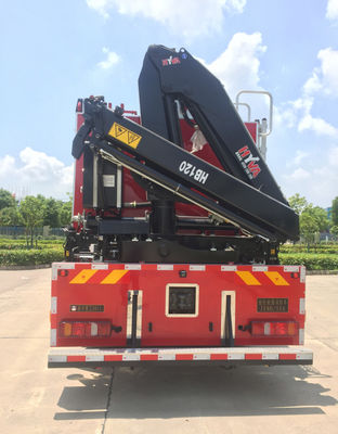 Red Color Emergency Rescue Vehicle 310HP 4X2 For Fire Fighting
